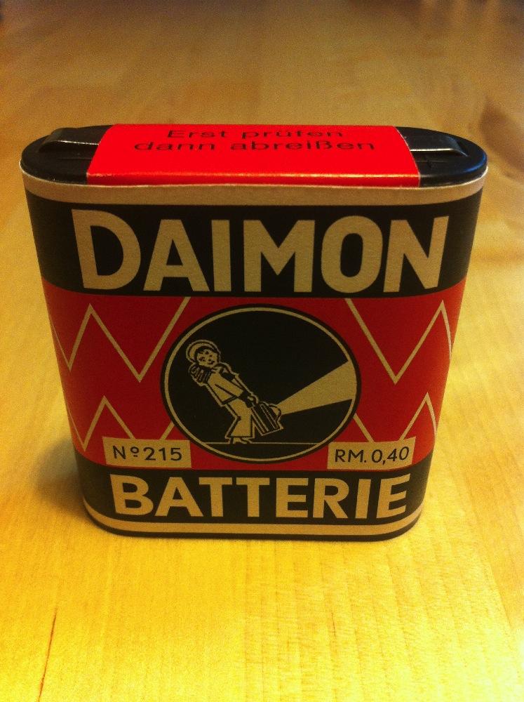 Daimon Batterie N°215 Atlas Repro Paperwork